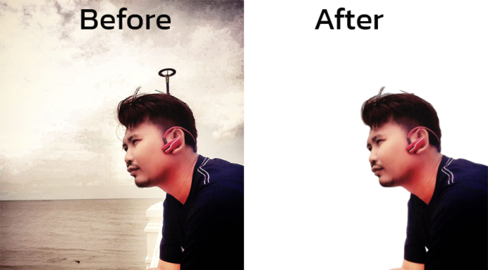 วิธีลบฉากหลังรูปภาพโดยไม่ต้องติดตั้งโปรแกรม การลบฉากหลังรูป