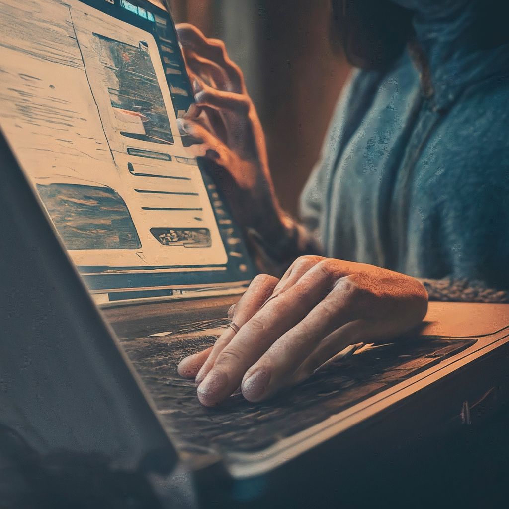 A person creating and overseeing intricate digital workflows on a screen, symbolizing complete control and customization over automated processes. The image conveys modern efficiency and a sense of empowerment in managing complex systems.